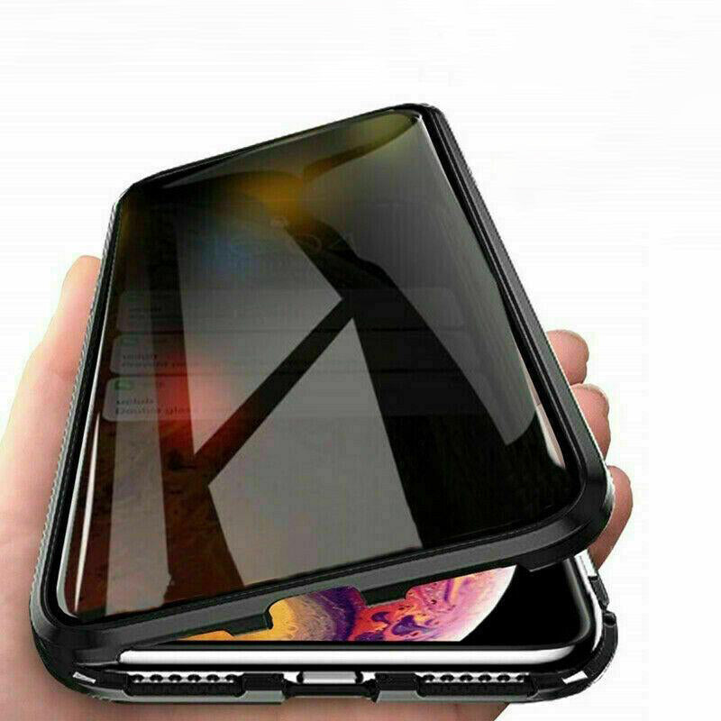 For iPhone 13 Pro Max Anti Spy Case Magnetic Full Body 360