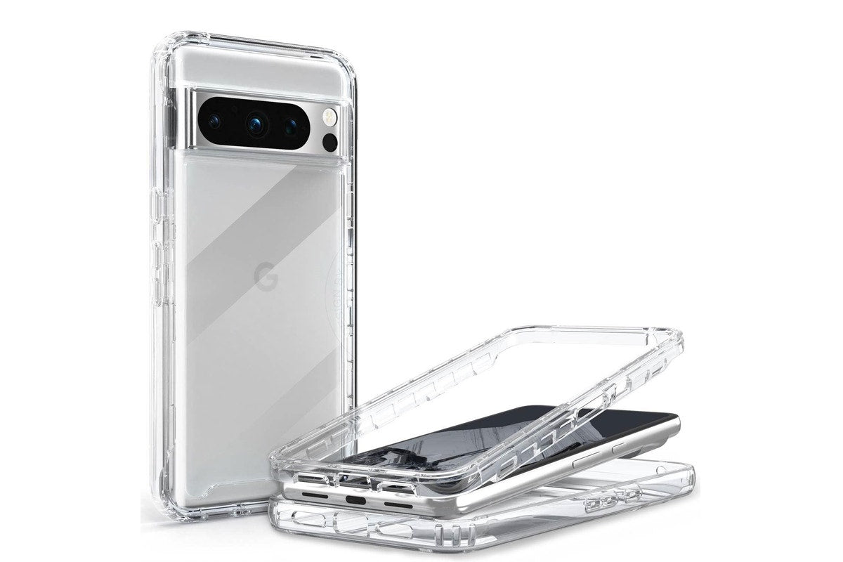 For Google Pixel 9 Pro Case Clear Shockproof Rugged 360 Full Body Cover