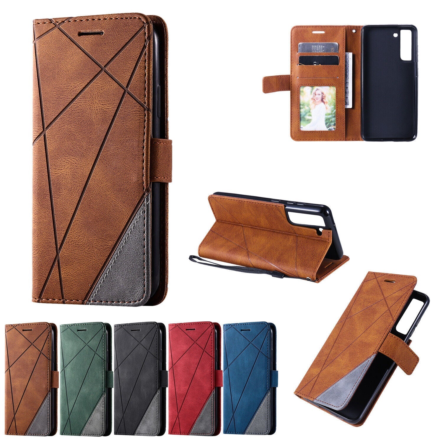 For Samsung Galaxy A05S A54 A34 A15 A14 5G Case Wallet Leather Card Flip Cover