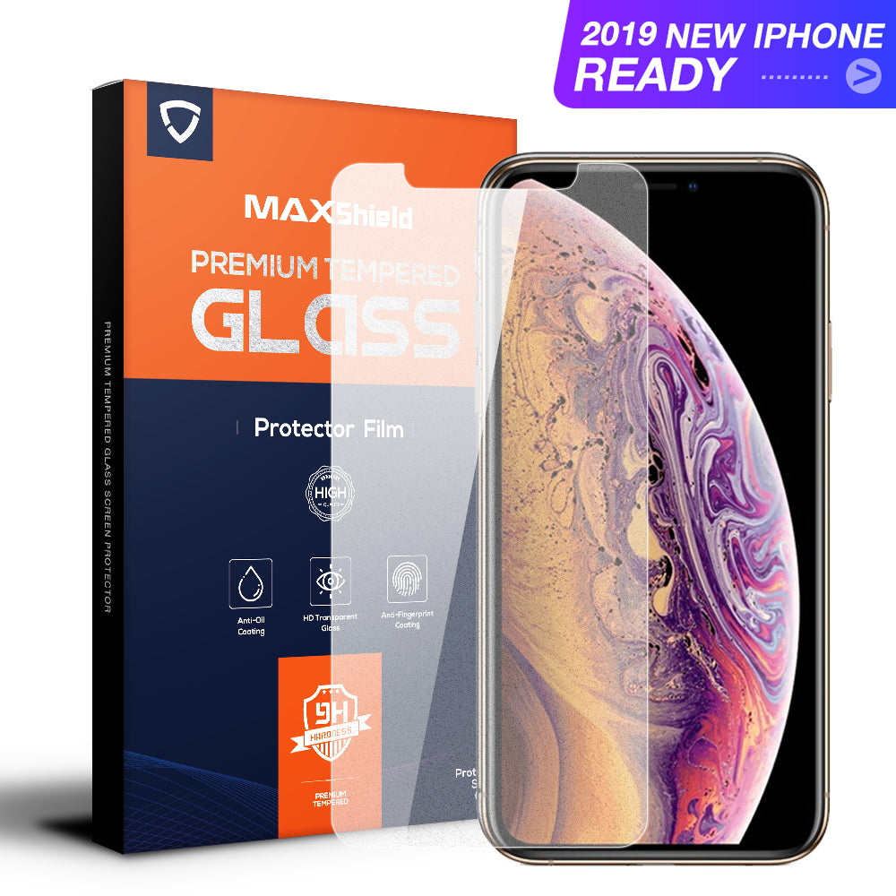 MAXSHIELD Matte Tempered Glass Screen Protector For Apple iPhone XI 11 Pro Max