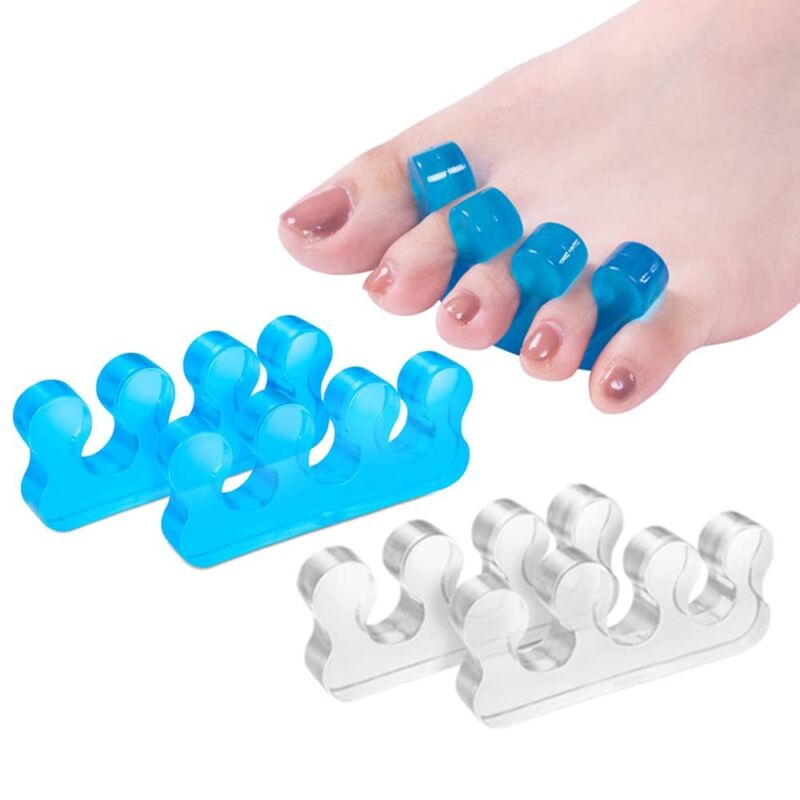 2 Pairs Finger Separator Foam Sponge Toe Separators Nail Art Manicure Pedicure